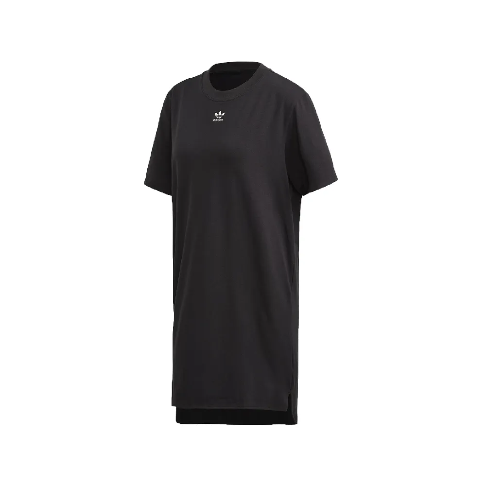 ADIDAS 女 連身裙 洋裝 TEE DRESS 休閒 舒適 穿搭 三葉草 黑 - GN3165 歷史價格詳細信息