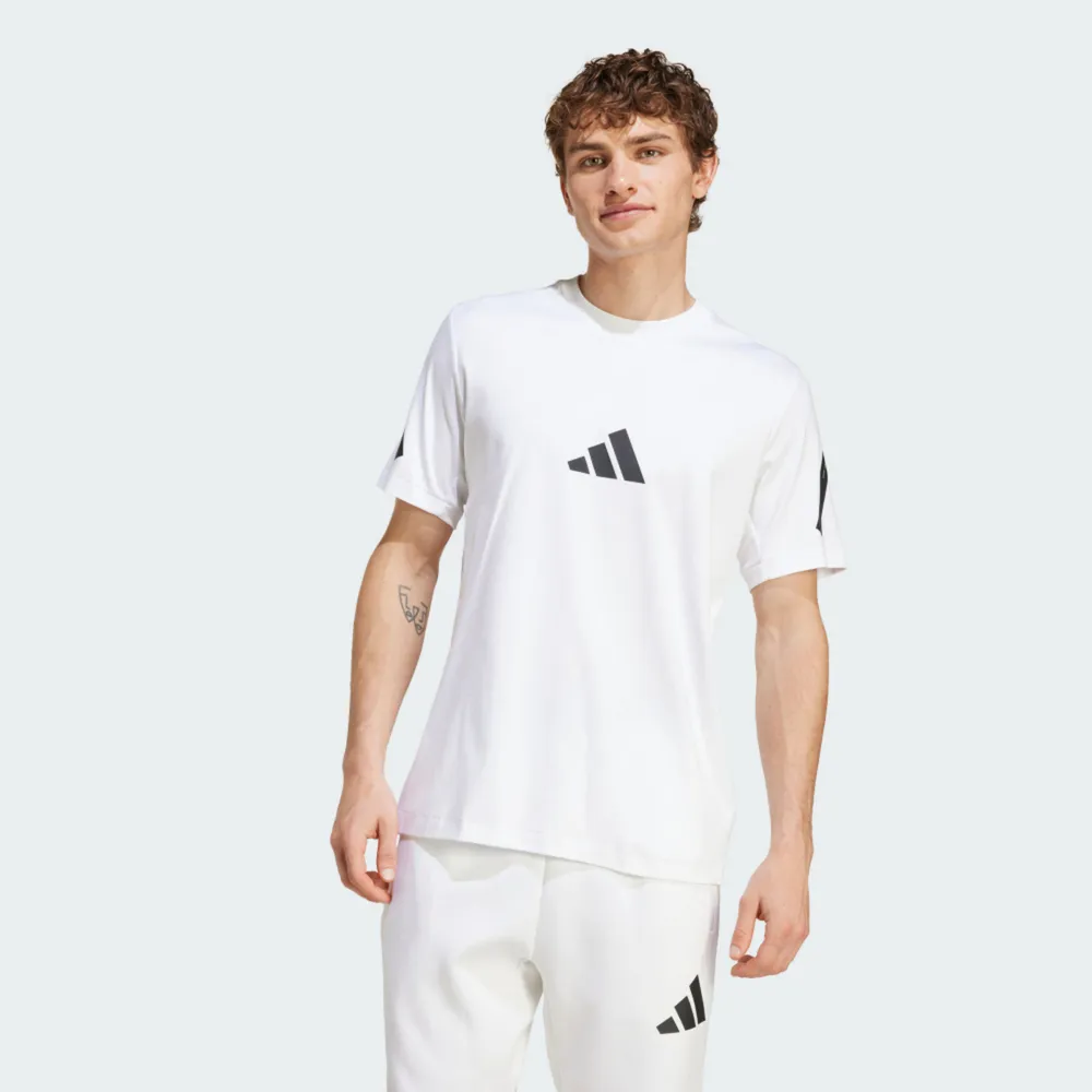 【ADIDAS】M Z.N.E. TEE 短袖上衣 男 白色-IN7097 歷史價格詳細信息