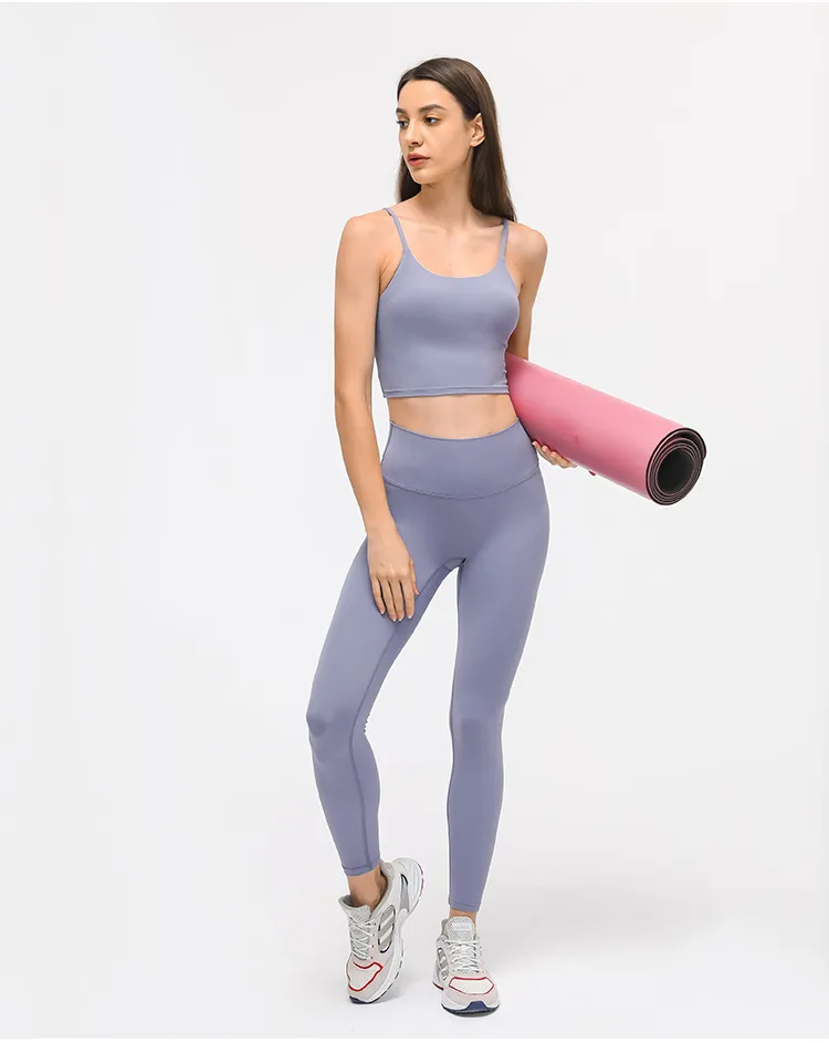 【双紅瑜伽】工字美背長款運動背心女高領防走光修身瑜珈健身背心 歷史價格詳細信息