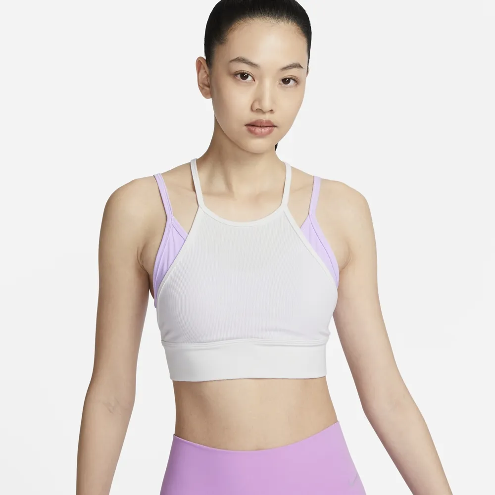 Nike As W Ny Df Indy Strpy Ll Bra G 女款 灰白紫色 運動 內衣 FZ6568-551 歷史價格詳細信息