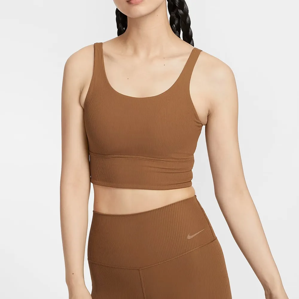 【NIKE】AS W NK INF WIDE RIB BRA 女 運動內衣 輕度支撐 綠色-HF1543338 歷史價格詳細信息