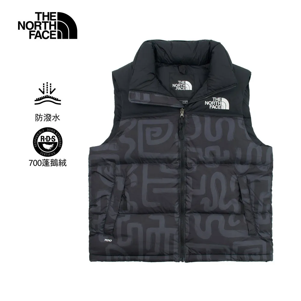 【The North Face 男 ICON經典配色鵝絨背心《黑/紅》】496T/羽絨背心/保暖背心/悠遊山水 歷史價格詳細信息