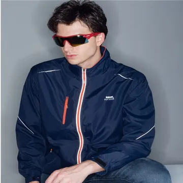 SASAKI 反光防潑水功能平織運動夾克 雙面穿 灰/果綠 尺寸:M-2L 816170 歷史價格詳細信息