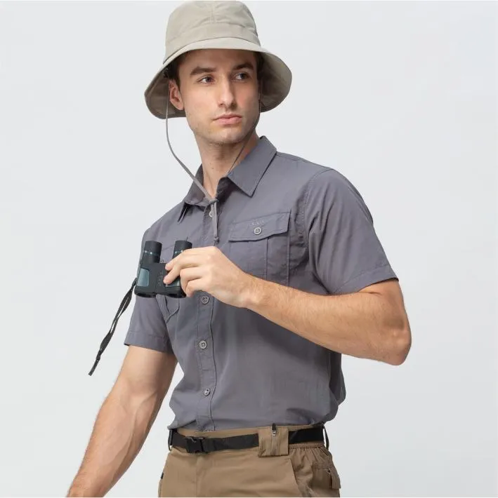 換季出清款【SASAKI】排汗速乾防潑水功能透氣式多口袋短袖襯衫(卡其)/822012 歷史價格詳細信息