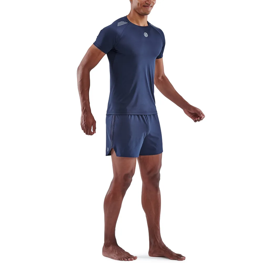 SKINS訓練級二合一壓縮短褲 男 海軍藍 歷史價格詳細信息