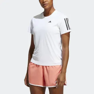 Adidas Own The Run Tee [IC5189] 女 短袖 上衣 運動 慢跑 訓練 反光 吸濕 排汗 白 歷史價格詳細信息