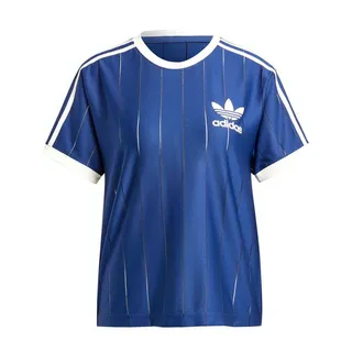 Adidas 3 Stripe Tee IU2420 女 短袖 上衣 T恤 運動 經典 三葉草 休閒 黑白 歷史價格詳細信息