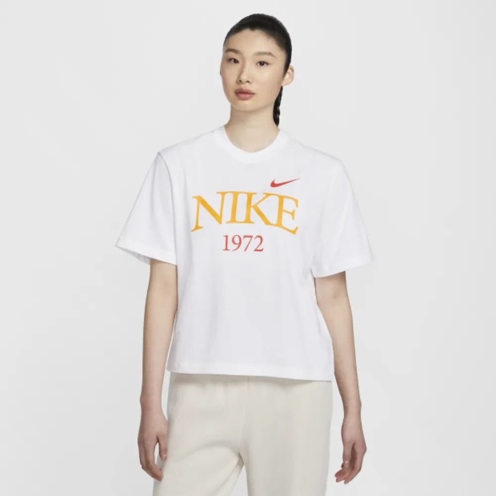NIKE NSW TEE BOXY NATURE 女短袖上衣 DD1457113 淡黃 歷史價格詳細信息
