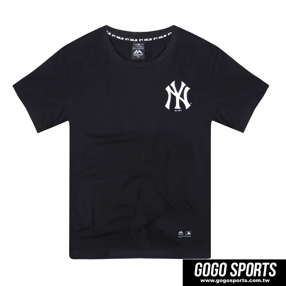 Majestic-經典洋基LOGO純棉圓領短T(男) (6930223) 歷史價格詳細信息