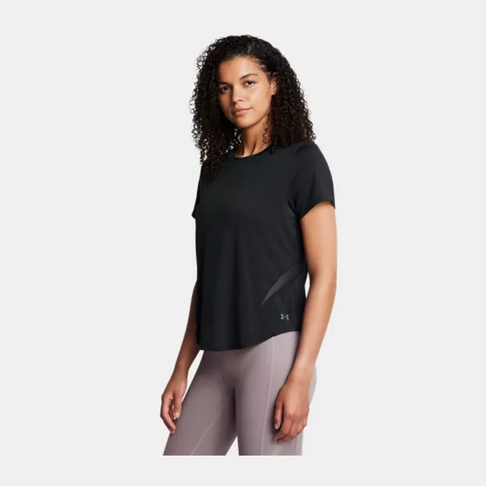 Under Armour 女 Vanish Seamless 短袖上衣 黑 1351604-001 歷史價格詳細信息