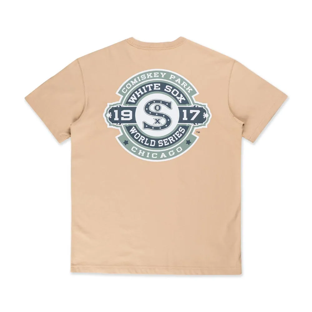 【NEW ERA】短袖Tee 5950 OCEAN KHAKI 芝加哥白襪 海邊藍-NE13957284 歷史價格詳細信息