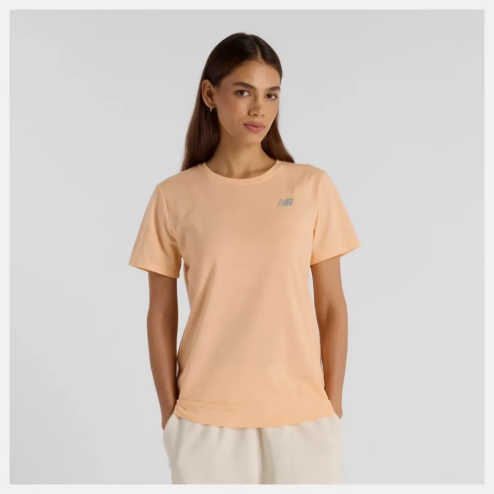 【New Balance】運動短袖上衣_女性_薄荷綠_AWT13277PBC 歷史價格詳細信息