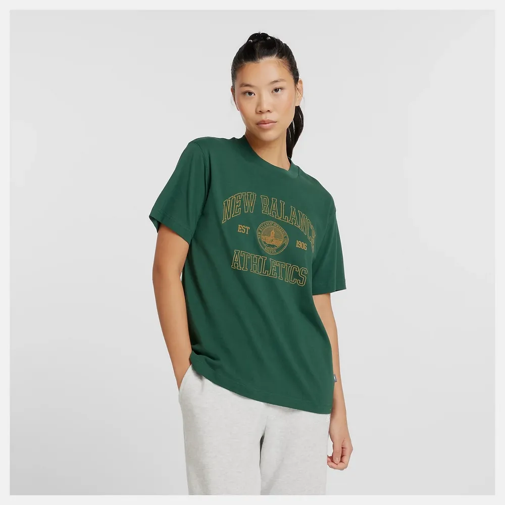 【New Balance】文字刷毛上衣 長袖上衣 女 美規 咖啡色_WT43516DUO-F 歷史價格詳細信息