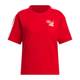 adidas_女性_運動 短袖上衣_桃紅_IM4253_W LOUNGE TEE OF 歷史價格詳細信息