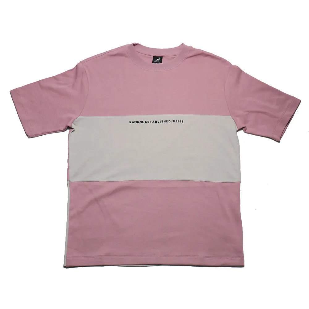 KANGOL 短袖 短T 拼接 刺繡大LOGO 黑灰白 POLO衫 袋鼠 棉 男 6121130120 歷史價格詳細信息