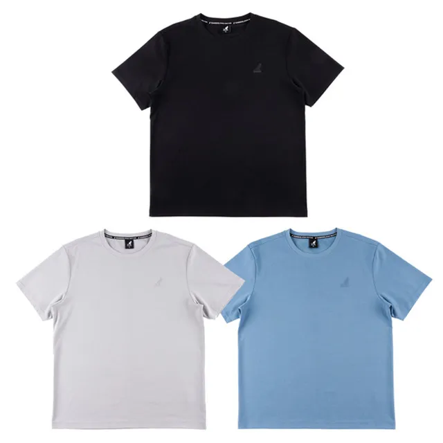 KANGOL 短袖 短T 黑 灰 雙色拼接 小LOGO 袋鼠 棉 休閒 男 6225101520 歷史價格詳細信息
