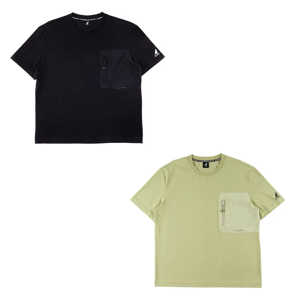 KANGOL 短袖 短T 黑 灰 雙色拼接 小LOGO 袋鼠 棉 休閒 男 6225101520 歷史價格詳細信息