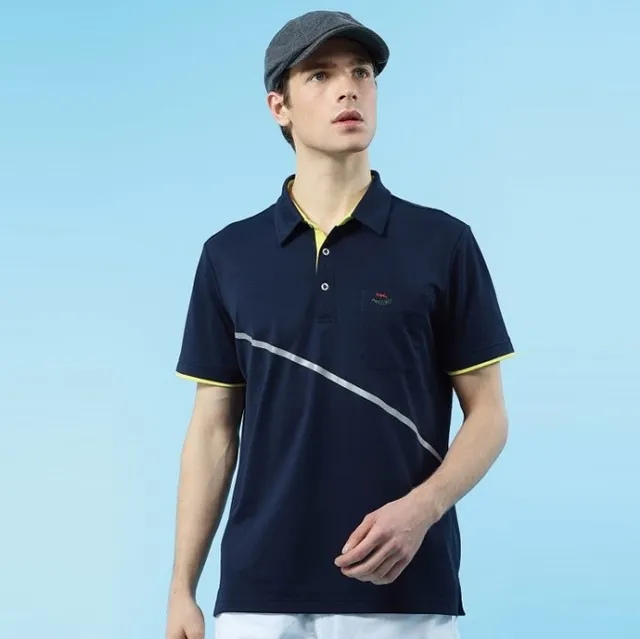 Per GIBO男版網眼CVC短POLO杉-RT122411丈青 歷史價格詳細信息