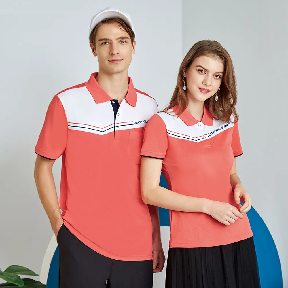 【Londa Polo】炫花雙色吸排女版短袖POLO衫(P227203) 歷史價格詳細信息