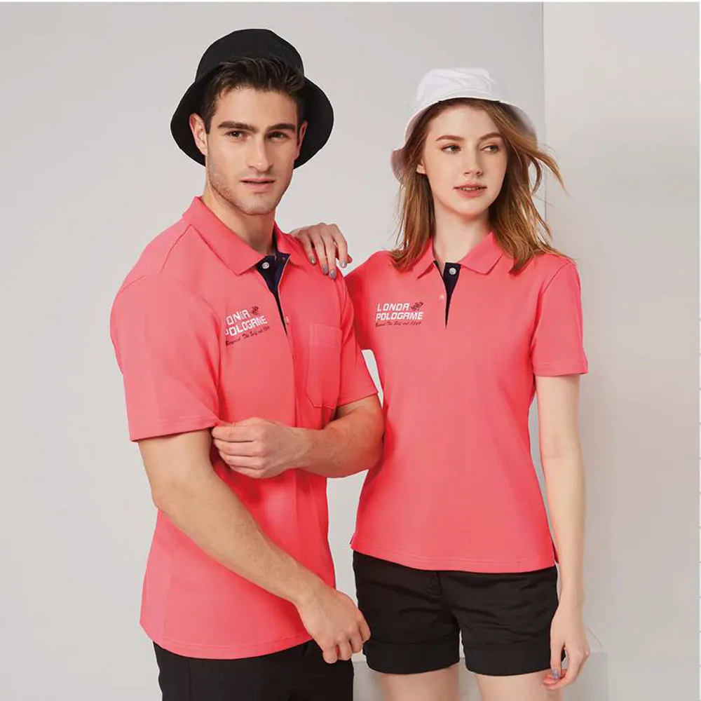 【Londa Polo】PK四角網眼麻紋女版短袖POLO衫(P247207)桃紅 歷史價格詳細信息