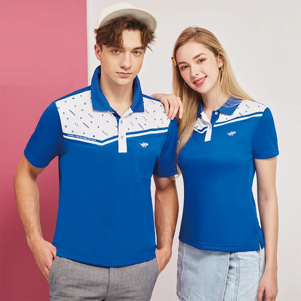 【Londa Polo】PK四角網眼麻紋女版短袖POLO衫(P247207)桃紅 歷史價格詳細信息