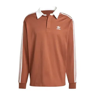 【ADIDAS】RUGBY SHIRT 長袖POLO 男 綠色-IU0210 歷史價格詳細信息