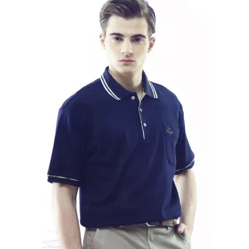 Per GIBO男版吸濕排汗短polo衫-PK163822丈青/桔條紋 歷史價格詳細信息