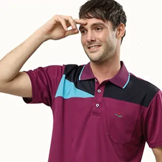 Per GIBO男版網眼CVC短POLO杉-RT122411丈青 歷史價格詳細信息