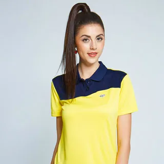 【Londa Polo】雙棉PK吸排女版短袖POLO衫(P237206)螢光桔 歷史價格詳細信息