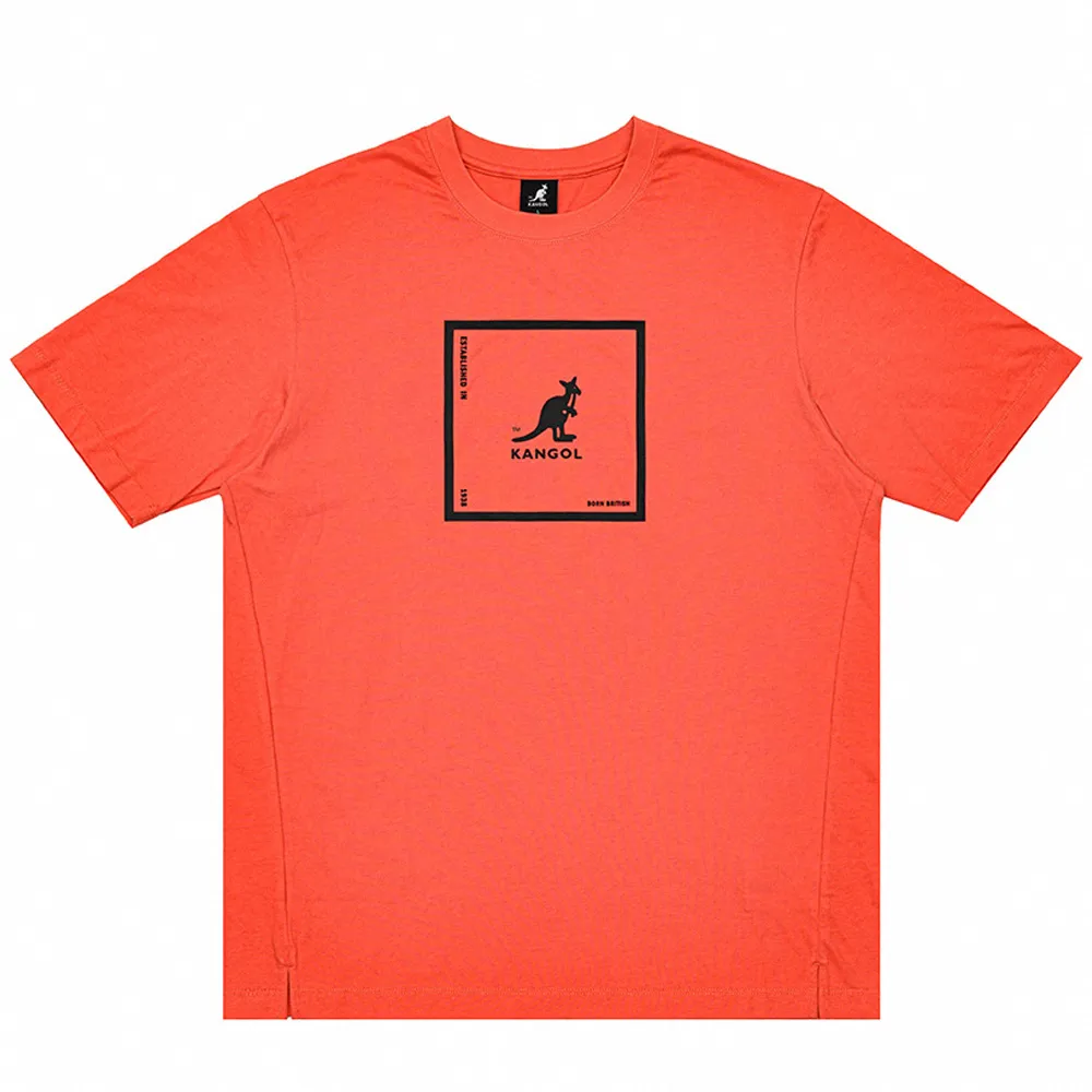 KANGOL 方型LOGO 圓領T 休閒上衣 男女款 中性款 6225102589 藍綠色 歷史價格詳細信息