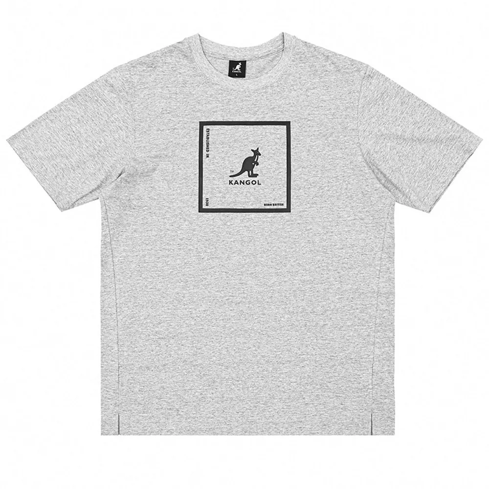 KANGOL 短袖 短T 灰 方格袋鼠背大橫向LOGO 袋鼠 棉 男 6225100510 歷史價格詳細信息