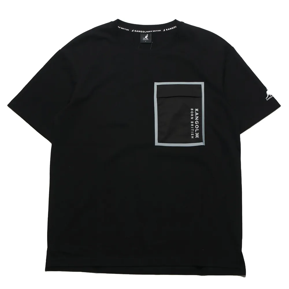 KANGOL 短袖 短T 袋鼠 黑 滾白邊 大LOGO 男 6125101420 歷史價格詳細信息