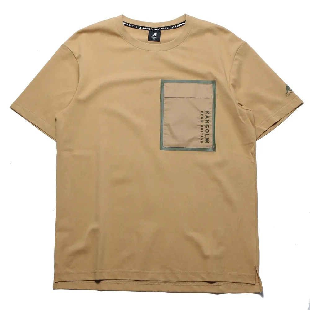 KANGOL 短袖 短T 卡其 白黑LOGO 袋鼠 上衣 中性 6125601930 歷史價格詳細信息