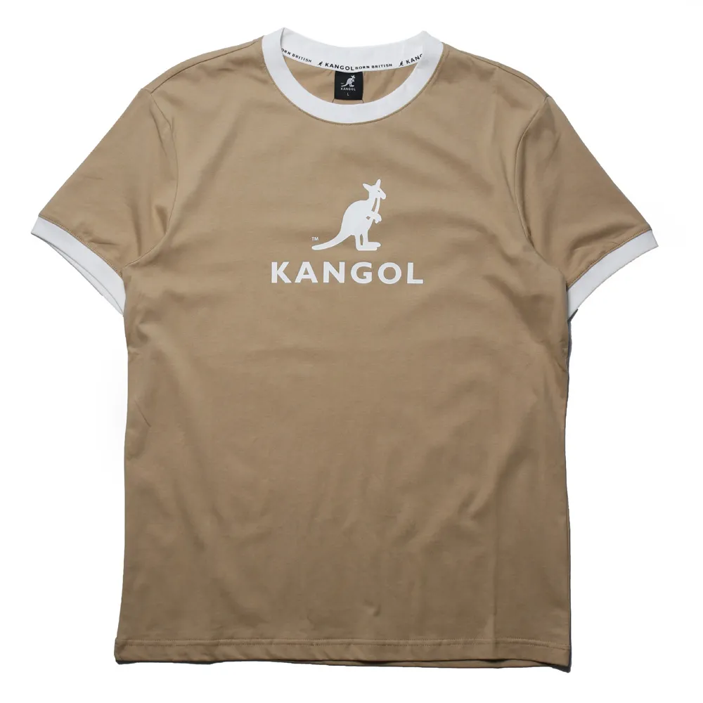 KANGOL 短袖 短T 卡其 白黑LOGO 袋鼠 上衣 中性 6125601930 歷史價格詳細信息