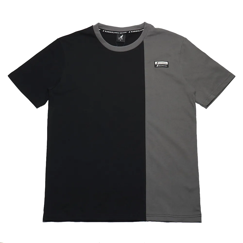 KANGOL 短袖 短T 黑 灰 雙色拼接 小LOGO 袋鼠 棉 休閒 男 6225101520 價格比較,價格查詢,歷史價格詳細信息