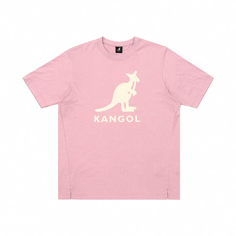 KANGOL 短袖 淺粉 背後印刷大LOGO 袋鼠 棉 男 6125100242 歷史價格詳細信息
