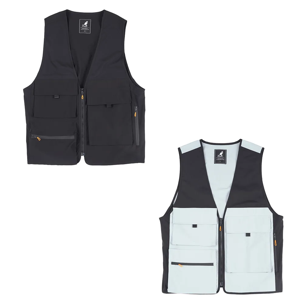 KANGOL 背心 黑色 工裝 鋪棉 中性 6255148220 歷史價格詳細信息