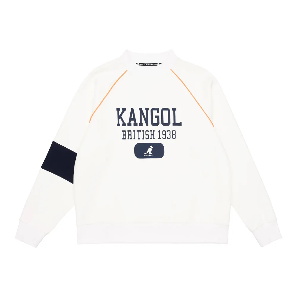 KANGOL 長袖 大學T 寶藍 黑框英文 LOGO條紋 鬆緊 中性 6255100282 歷史價格詳細信息