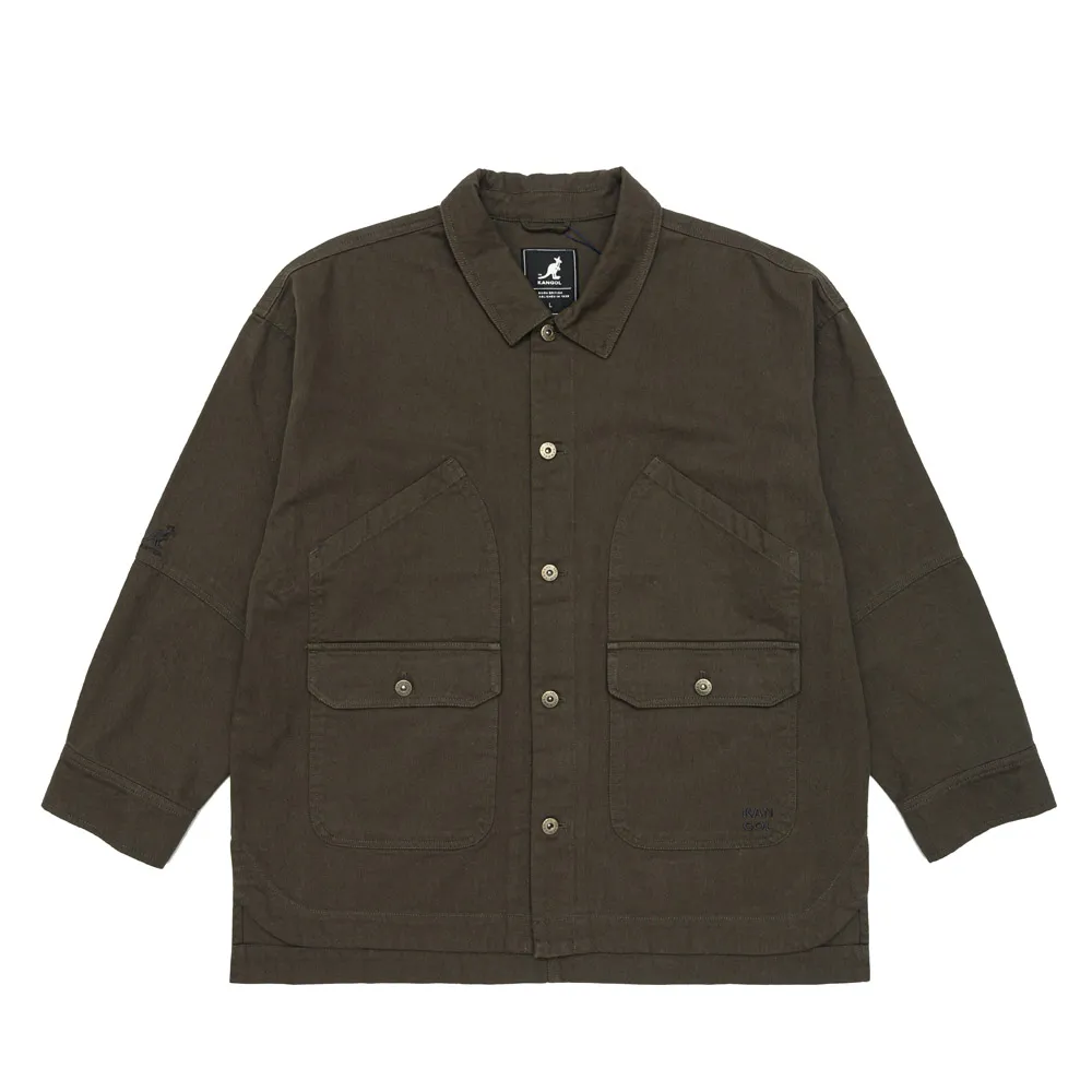 KANGOL 襯衫 深卡其 燈芯絨 襯衫外套 中性 6051155532 歷史價格詳細信息