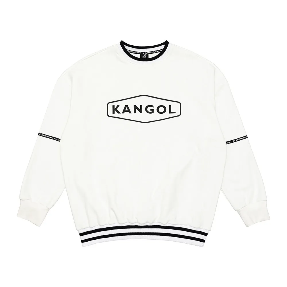 KANGOL 長袖 大學T 寶藍 黑框英文 LOGO條紋 鬆緊 中性 6255100282 歷史價格詳細信息