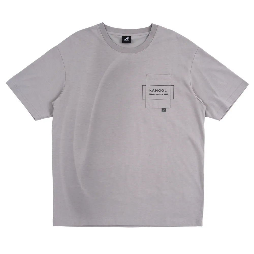 KANGOL 短袖 短T 灰 方格袋鼠背大橫向LOGO 袋鼠 棉 男 6225100510 歷史價格詳細信息