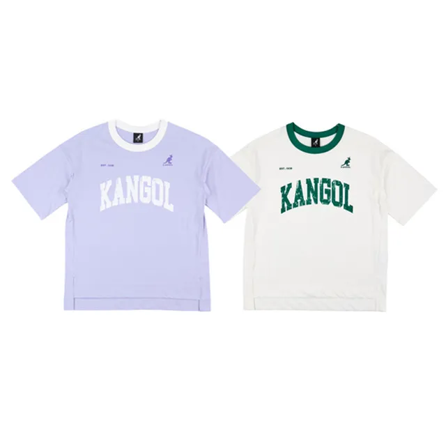 KANGOL 女 短袖上衣 毛圈休閒上衣 米色 -6322100431 歷史價格詳細信息
