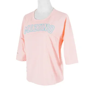 Mizuno T-Shirt [D2TA120201] 女 T恤 短袖 七分袖 復古 休閒 修飾 MIT 白 歷史價格詳細信息
