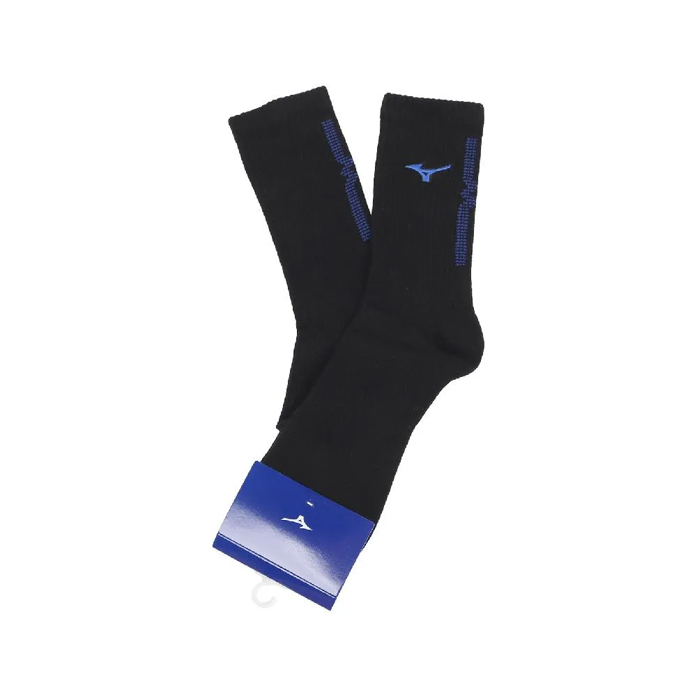 Mizuno 美津濃 襪子 Crew Socks 黑 白 長襪 黑襪 中筒 運動 32TXA607-09 歷史價格詳細信息