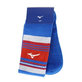 Mizuno Socks [P2TX0A0122Q] 足橄襪 長筒襪 毛巾底 強化鬆緊 足球 運動 25-27cm 藍 歷史價格詳細信息