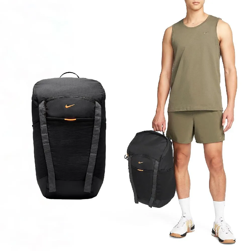 Nike 耐吉 後背包 Hike Backpack 黑 橘 15吋 多夾層 登山包 筆電包 雙肩包 背包 DJ9677-011 歷史價格詳細信息