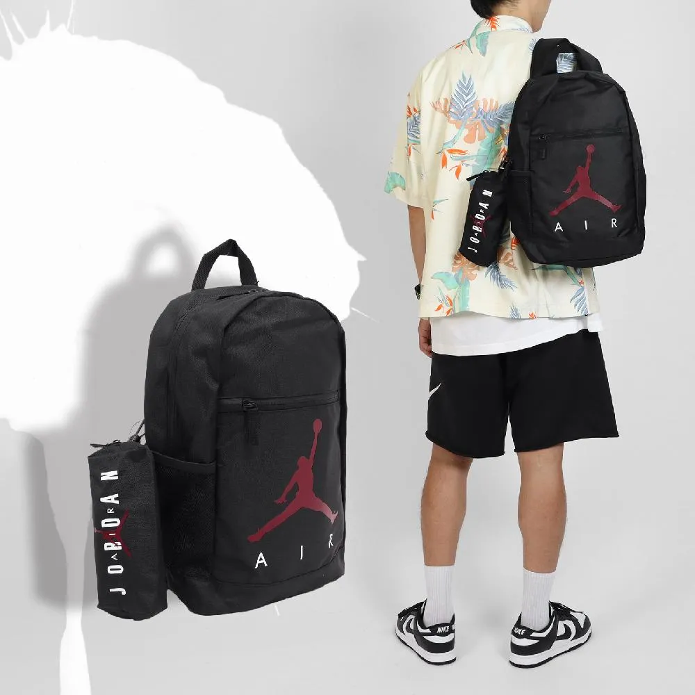 包包 Jordan Backpack 男女款 黑 紅 後背包 雙肩包 附筆袋 喬丹 JD2333030PS-001 價格比較,價格查詢,歷史價格詳細信息