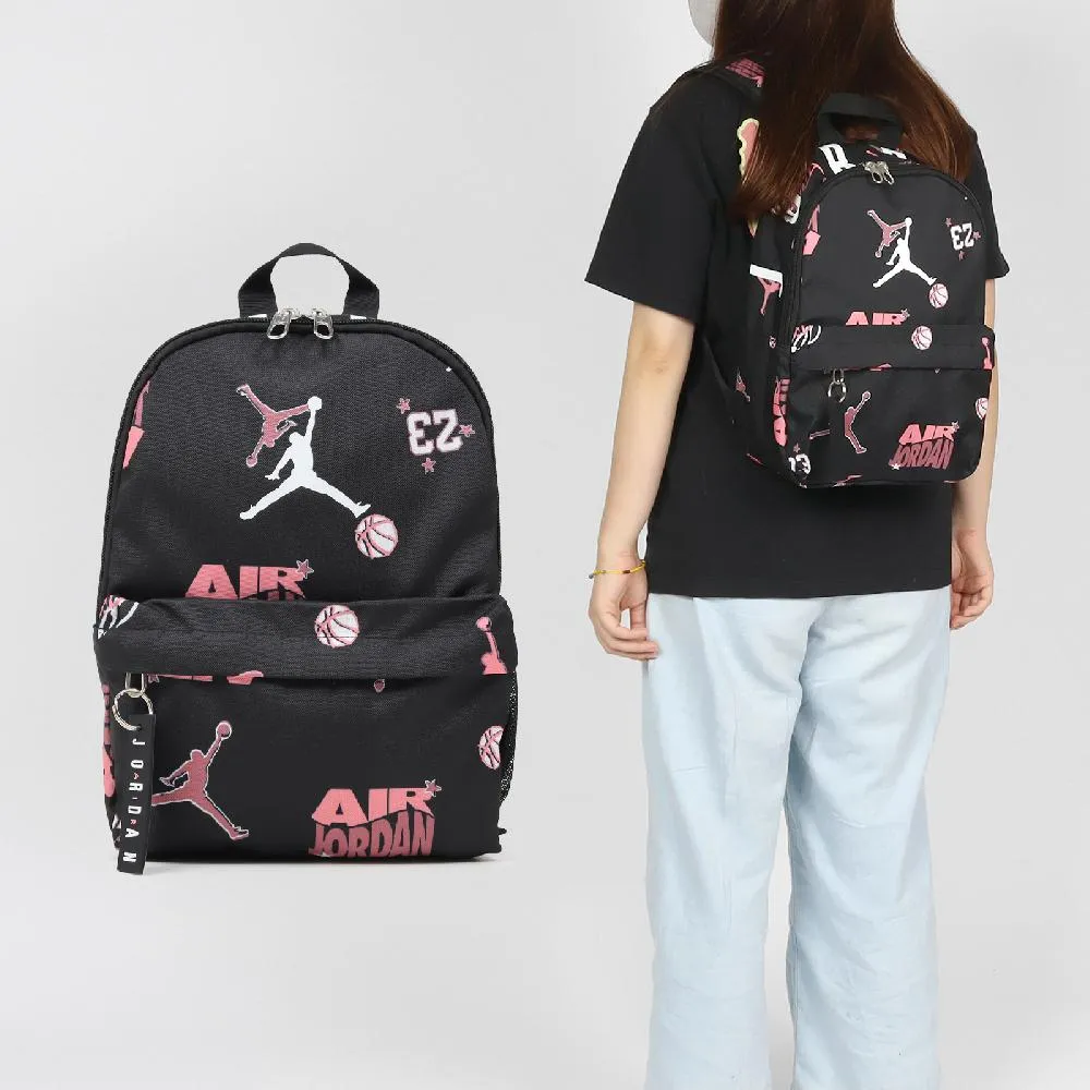 後背包 Jordan Monogram 黑 13吋 滿版印花 筆電包 雙肩包 背包 包包 JD2443026AD-001 歷史價格詳細信息