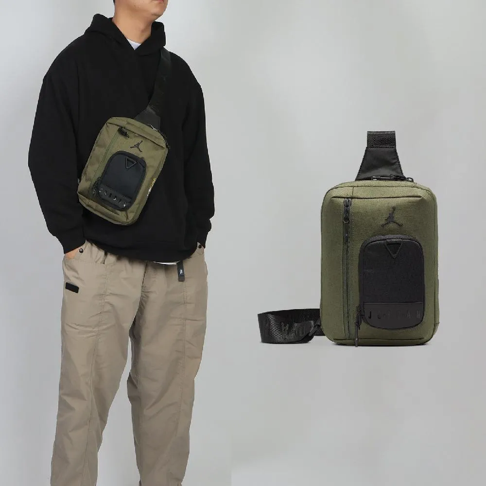 斜背包 Jordan MVP 卡其 黑 可調背帶 肩背包 腰包 隨行包 小包 包包 JD2513024AD-002 歷史價格詳細信息