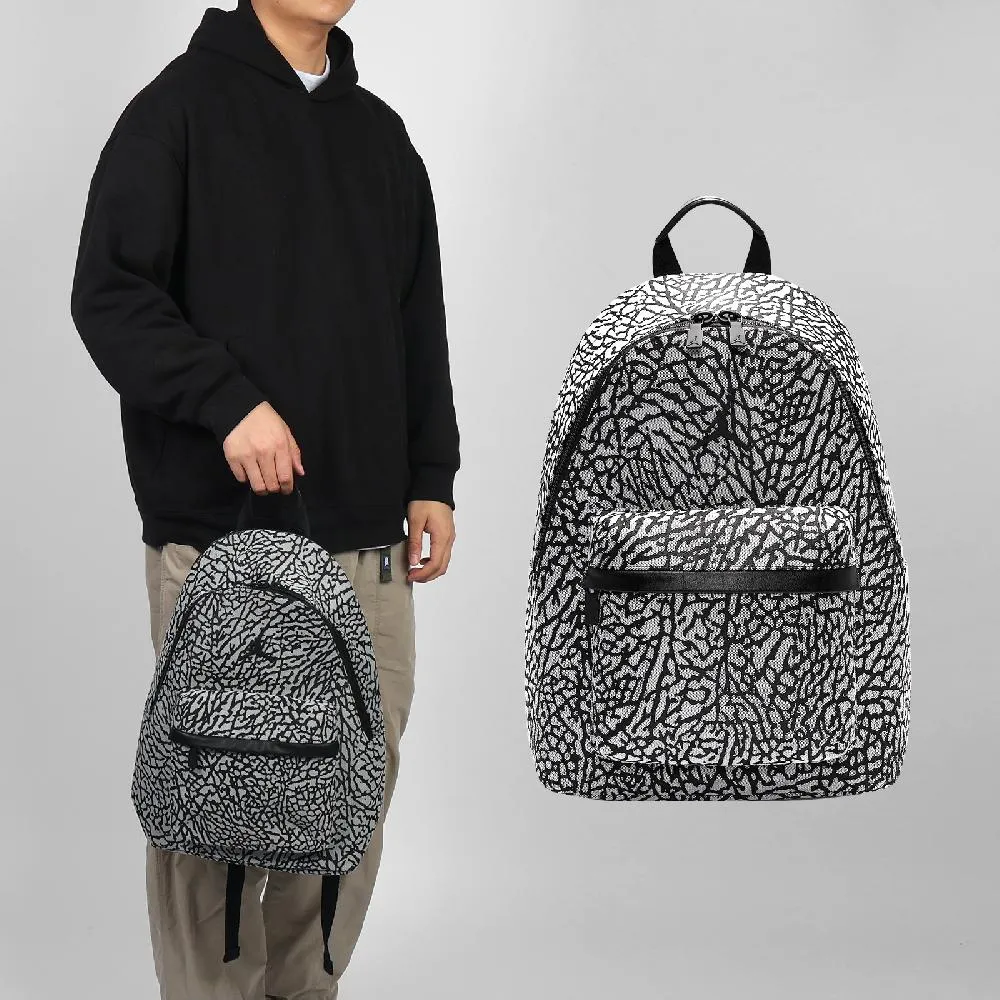 後背包 Jordan Monogram 黑 13吋 滿版印花 筆電包 雙肩包 背包 包包 JD2443026AD-001 歷史價格詳細信息